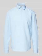 CK Calvin Klein Slim Fit Business-Hemd mit Label-Stitching Modell 'BAR...