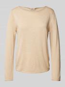 s.Oliver RED LABEL Regular Fit Longsleeve mit Baumwoll-Anteil in Beige...