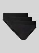 MCNEAL Slip mit Label-Bund im 3er-Pack in Black, Größe L