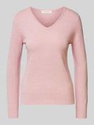 Christian Berg Woman Regular Fit Strickpullover mit V-Ausschnitt in Al...