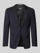 BOSS 2-Knopf-Sakko mit Reverskragen in Marine, Größe 28