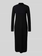 OPUS Midikleid mit Strukturmuster Modell 'Wipona' in Black, Größe 36