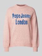 Pepe Jeans Strickpullover mit gerippten Abschlüssen Modell 'NALA' in R...