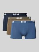 BOSS Regular Fit Trunks mit Baumwollanteil im 3er-Pack in Oliv, Größe ...