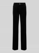 Cambio Straight Leg Jeans mit Label-Applikation Modell 'TESS' in Black...