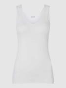 Hanro Unterhemd aus Baumwolle - nahtlos Modell Cotton Seamless in Weis...