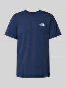 The North Face T-Shirt mit Label-Print Modell 'SIMPLE DOME' in Marine,...