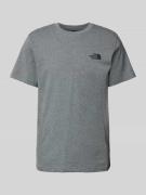 The North Face T-Shirt mit Label-Print Modell 'SIMPLE DOME' in Dunkelg...