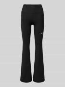 PUMA PERFORMANCE Bootcut Leggings mit Logo-Print in Black, Größe L