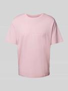 Jack & Jones T-Shirt mit Label-Print Modell 'STAR' in Pink, Größe L