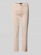 Marc Cain Slim Fit Jeans im 5-Pocket-Design in Beige, Größe 34