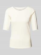 Marc Cain T-Shirt mit 1/2-Ärmel in Ecru, Größe 44