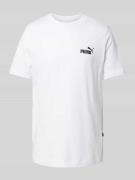 PUMA PERFORMANCE T-Shirt mit Label-Print in Weiss, Größe XXL