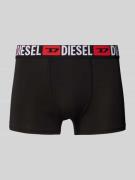 Diesel Trunks mit elastischem Logo-Bund im 5er-Pack in Black, Größe L