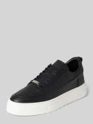 Antony Morato Sneaker aus Leder mit Label-Detail Modell 'FLINT' in Bla...