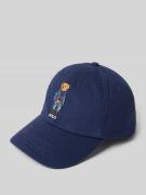 Polo Ralph Lauren Basecap mit Motiv- und Label-Stitching in Dunkelblau...