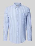 Scotch & Soda Regular Fit Freizeithemd mit Button-Down-Kragen in Hellb...