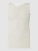 Hanro Tanktop aus Merinowoll-Seide-Mix in Ecru, Größe M