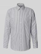 ETERNA Modern Fit Business-Hemd mit Knopfleiste in Black, Größe 44