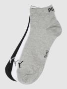 PUMA Damen Sneakersocken im 3er-Pack in Weiss, Größe 39-42