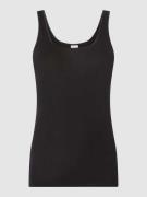 Schiesser Unterhemd aus Baumwolle in Black, Größe 44