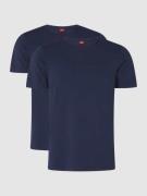 s.Oliver RED LABEL T-Shirt mit Stretch-Anteil im 2er-Pack in Dunkelbla...