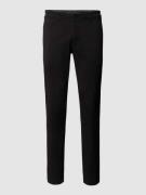 MCNEAL Super Slim Fit Chino mit Handytasche in Black, Größe 42