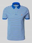 Polo Ralph Lauren Custom Slim Fit Poloshirt mit Logo-Stitching in Roya...