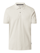 CK Calvin Klein Poloshirt aus Slub Jersey in Offwhite, Größe S