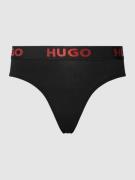 HUGO Slip mit Logo-Bund in Black, Größe M