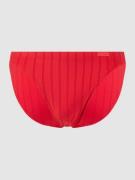 HOM Slip mit Allover-Muster Modell 'Chic' in Rot, Größe S