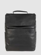 Strellson Rucksack aus Leder Modell 'Hyde Park' in Black, Größe 1