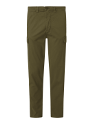 SELECTED HOMME Slim Tapered Fit Cagohose mit Stretch-Anteil in Khaki, ...