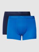 Puma Trunks mit Label-Details im 2er-Pack in Blau, Größe L