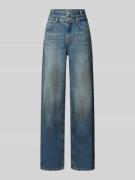 Only Wide Leg Jeans mit doppeltem Taillenbund Modell 'ESME-HOPE' in Je...