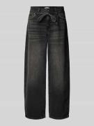 Only Wide Fit Jeans aus Baumwolle Modell 'GIANNA' in Black, Größe 29/3...