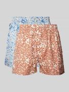 POCKIES Boxershorts mit elastischem Bund im 2er-Pack in Hellrot, Größe...