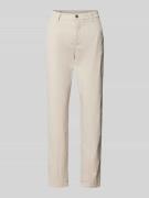 MAC Slim Fit Chino mit verkürztem Schnitt Modell 'TURN UP' in Offwhite...