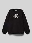 Calvin Klein Jeans Oversized Sweatshirt mit Label-Print Modell 'TEDDY'...