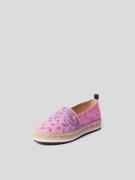 Kenzo Espadrilles mit Paisley-Dessin in Rose, Größe 41