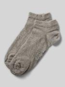 Christian Berg Woman Sneakersocken mit Label-Detail im 2er-Pack in Mit...