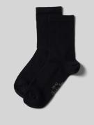 Christian Berg Woman Socken mit Label-Detail im 2er-Pack in Black, Grö...