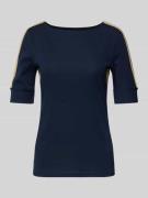 Lauren Ralph Lauren T-Shirt mit U-Boot-Ausschnitt Modell 'DAMIRA' in D...