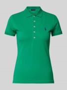 Polo Ralph Lauren Poloshirt aus reiner Baumwolle mit Label-Stitching M...