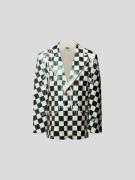 MM6 Maison Margiela Blazer mit Karomuster in Gruen, Größe 40