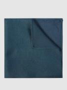 Blick Einstecktuch aus reiner Seide in Petrol, Größe 1