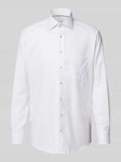 ETERNA Modern Fit Business-Hemd mit Kentkragen in Weiss, Größe 41
