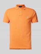 Polo Ralph Lauren Custom Slim Fit Poloshirt aus reiner Baumwolle in Or...