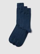 BOSS Socken mit Label-Detail im 3er-Pack in Blau, Größe 39-42