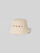 Marni Bucket Hat aus reiner Baumwolle in Beige, Größe M